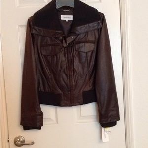 A brand new Calvin Klein jacket.